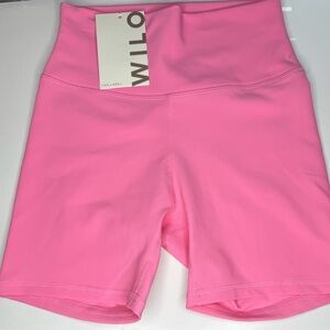 NWT Wilo the Label Running Shorts Size S - Pink
